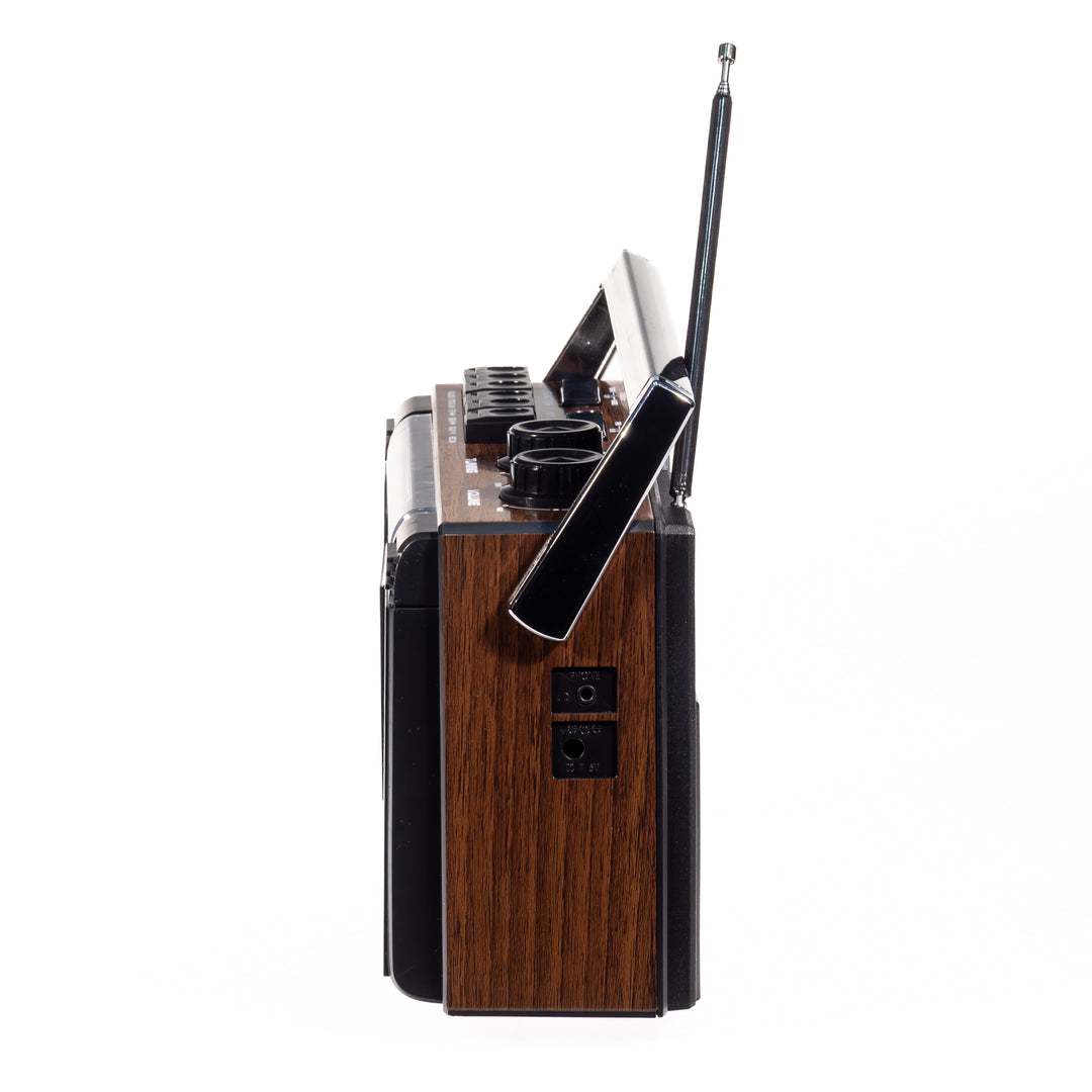 Studio 57 - Reproductor de casetes con FM & Bluetooth, Marrón