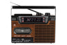 Studio 57 - Reproductor de casetes con FM & Bluetooth, Marrón
