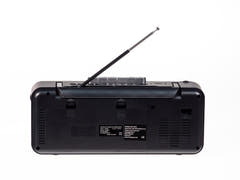Studio 57 - Reproductor de casetes con FM y Bluetooth, Negro + Cinta de casete