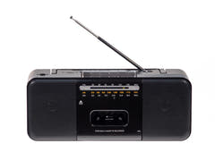 Studio 57 - Reproductor de casetes con FM y Bluetooth, Negro + Cinta de casete