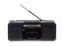 Studio 57 - Reproductor de casetes con FM & Bluetooth, Negro