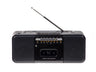 Studio 57 - Reproductor de casetes con FM & Bluetooth, Negro