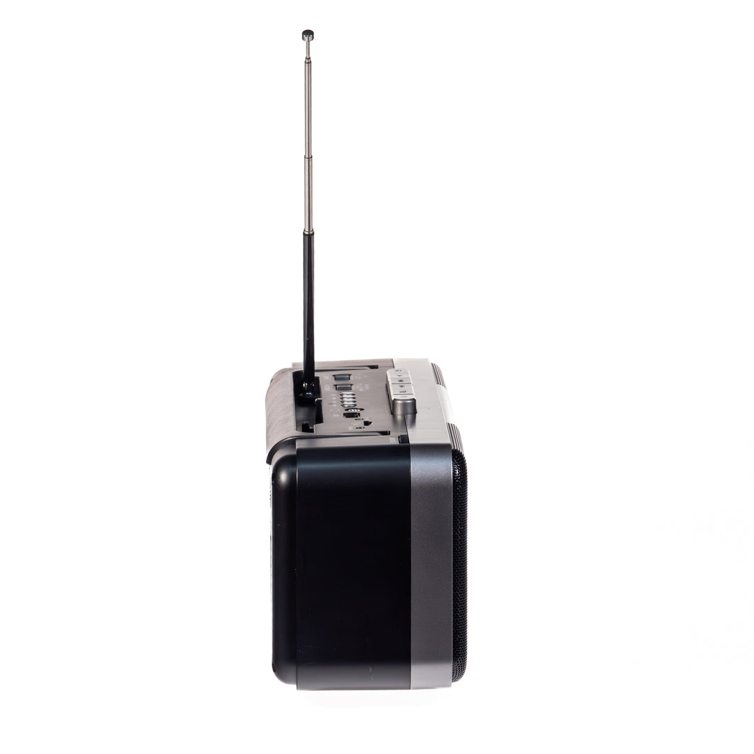 Studio 57 - Reproductor de casetes con FM & Bluetooth, Gris