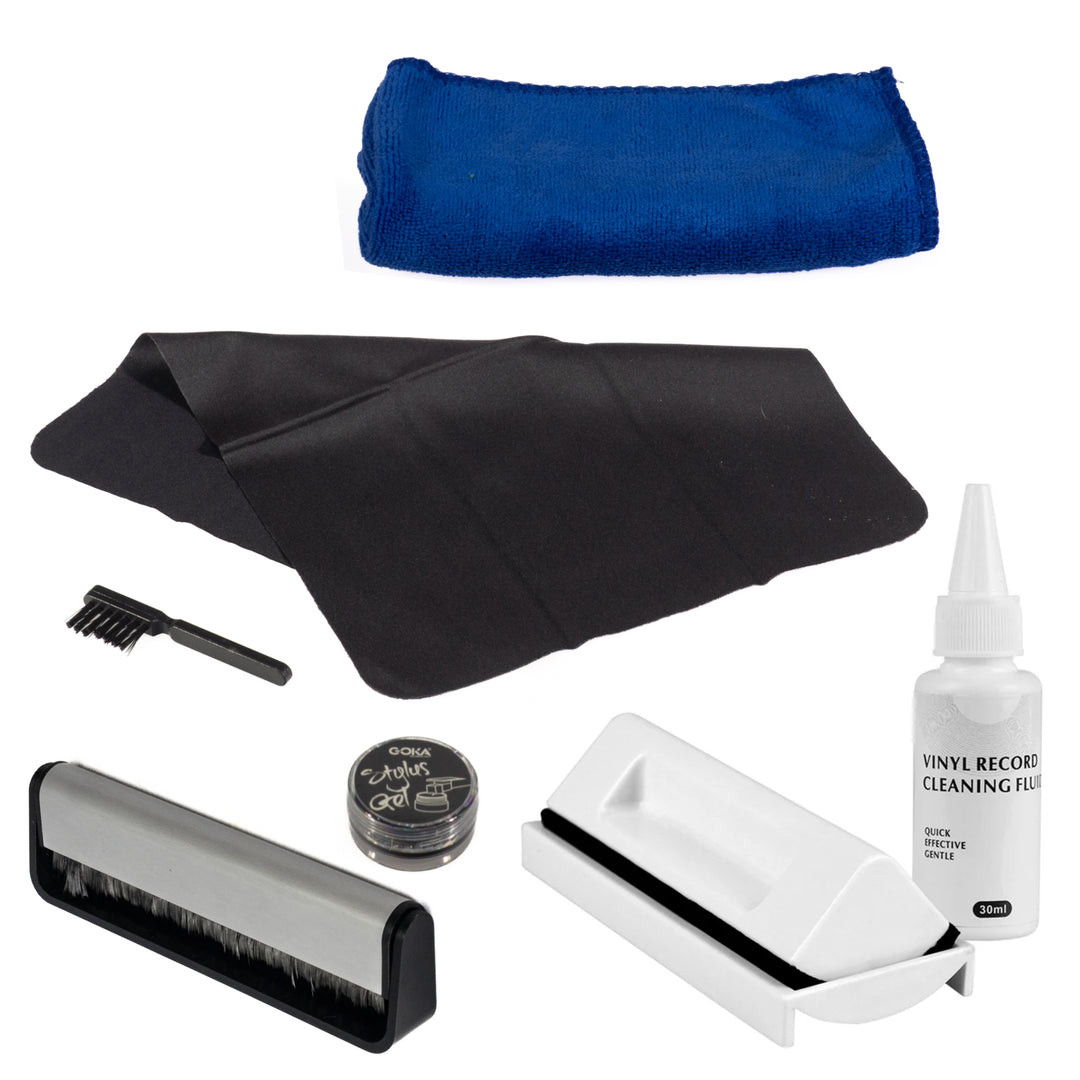 Studio 57 Kit de limpieza para vinilos (7 piezas)