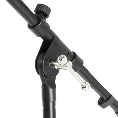 Adam Hall Stands S 9 B - Soporte de micrófono con brazo jirafa, pequeño