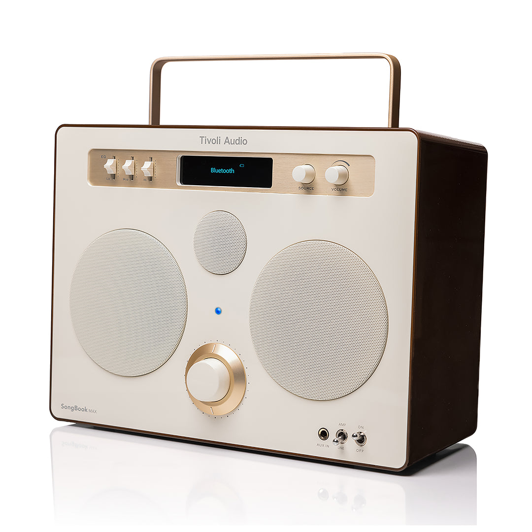 Tivoli Audio Song Book MAX Altavoz Bluetooth (Crema/Marrón)