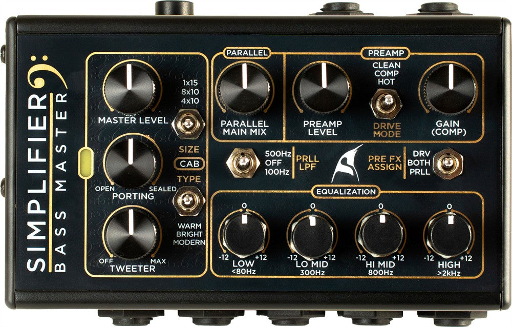 Simplifier Amps Bass Master Amplificador de cero vatios