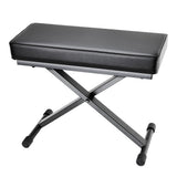 Adam Hall Stands SKT 17 - Banco de teclado plegable con acolchado extra grueso