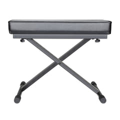 Adam Hall Stands SKT 17 - Banco de teclado plegable con acolchado extra grueso