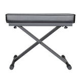 Adam Hall Stands SKT 17 - Banco de teclado plegable con acolchado extra grueso