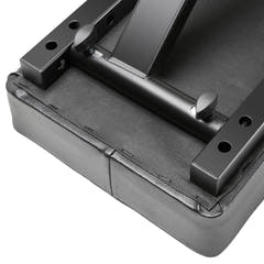 Adam Hall Stands SKT 17 - Banco de teclado plegable con acolchado extra grueso