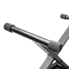Adam Hall Stands SKT 17 - Banco de teclado plegable con acolchado extra grueso