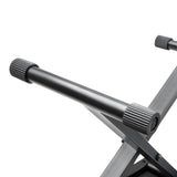 Adam Hall Stands SKT 17 - Banco de teclado plegable con acolchado extra grueso