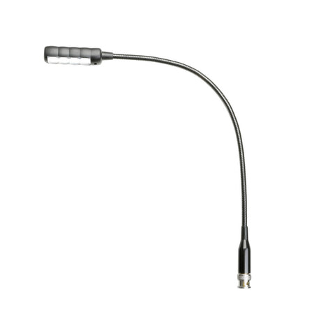 Adam Hall Stands SLED 1 ULTRA BNC - Lámpara de cuello de cisne BNC con 4 COB-LED