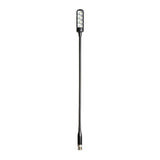 Adam Hall Stands SLED 1 ULTRA BNC - Lámpara de cuello de cisne BNC con 4 COB-LED
