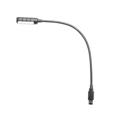 Adam Hall Stands SLED 1 ULTRA USB C - Lámpara de cuello de cisne, conector USB, 4 COB-LED y colores opcionales