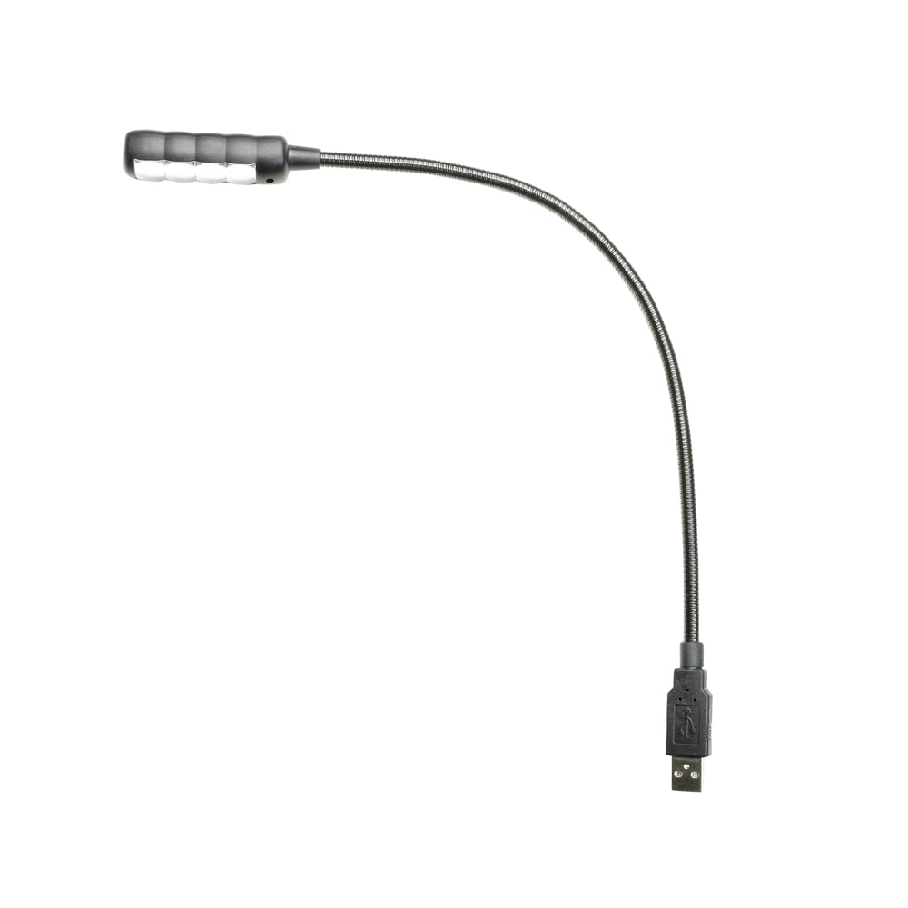 Adam Hall Stands SLED 1 ULTRA USB C - Lámpara de cuello de cisne, conector USB, 4 COB-LED y colores opcionales