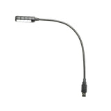 Adam Hall Stands SLED 1 ULTRA USB C - Lámpara de cuello de cisne, conector USB, 4 COB-LED y colores opcionales