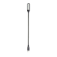 Adam Hall Stands SLED 1 ULTRA USB C - Lámpara de cuello de cisne, conector USB, 4 COB-LED y colores opcionales