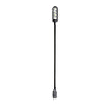 Adam Hall Stands SLED 1 ULTRA USB C - Lámpara de cuello de cisne, conector USB, 4 COB-LED y colores opcionales