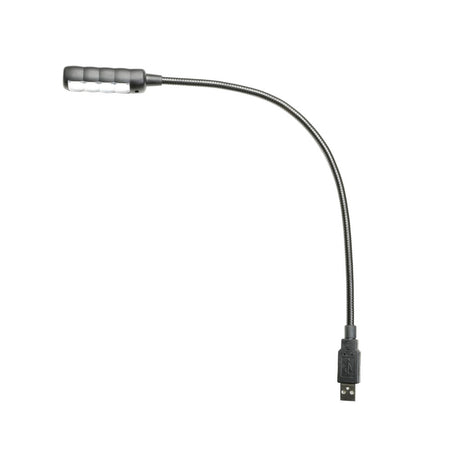 Adam Hall Stands SLED 1 ULTRA USB - Lámpara de cuello de cisne, conector USB, 4 COB-LED