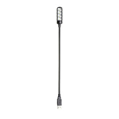 Adam Hall Stands SLED 1 ULTRA USB - Lámpara de cuello de cisne, conector USB, 4 COB-LED