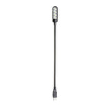 Adam Hall Stands SLED 1 ULTRA USB - Lámpara de cuello de cisne, conector USB, 4 COB-LED