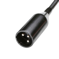 Adam Hall Stands SLED 1 ULTRA XLR 3 - Lámpara de cuello de cisne XLR de 3 pines con 4 COB-LED