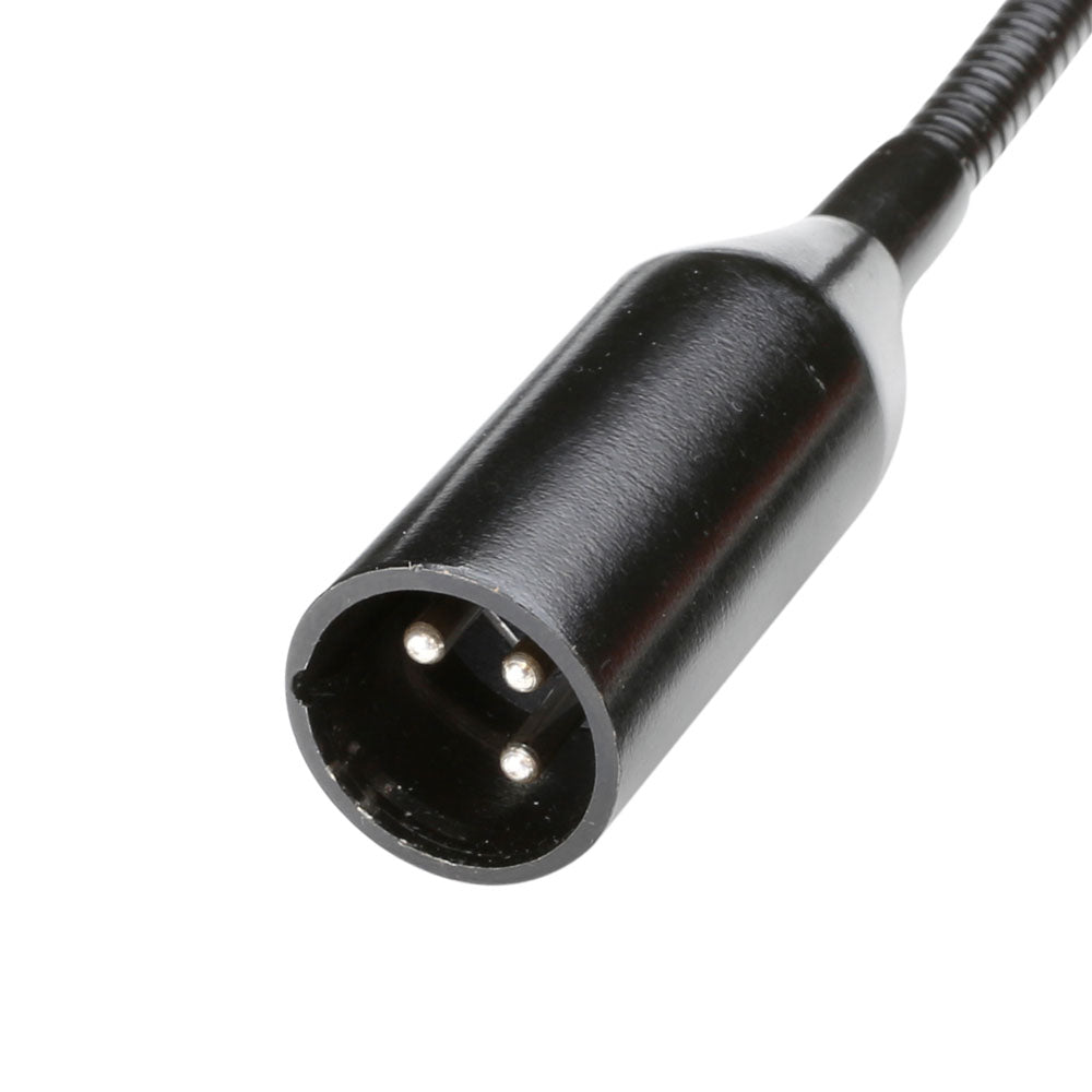 Adam Hall Stands SLED 1 ULTRA XLR 3 - Lámpara de cuello de cisne XLR de 3 pines con 4 COB-LED