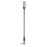 Adam Hall Stands SLED 1 ULTRA XLR 4 A - Lámpara de cuello de cisne XLR de 4 pines en ángulo con 4 COB-LED