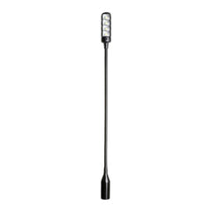 Adam Hall Stands SLED 1 ULTRA XLR 4 - Lámpara de cuello de cisne XLR de 4 pines con 4 LED COB