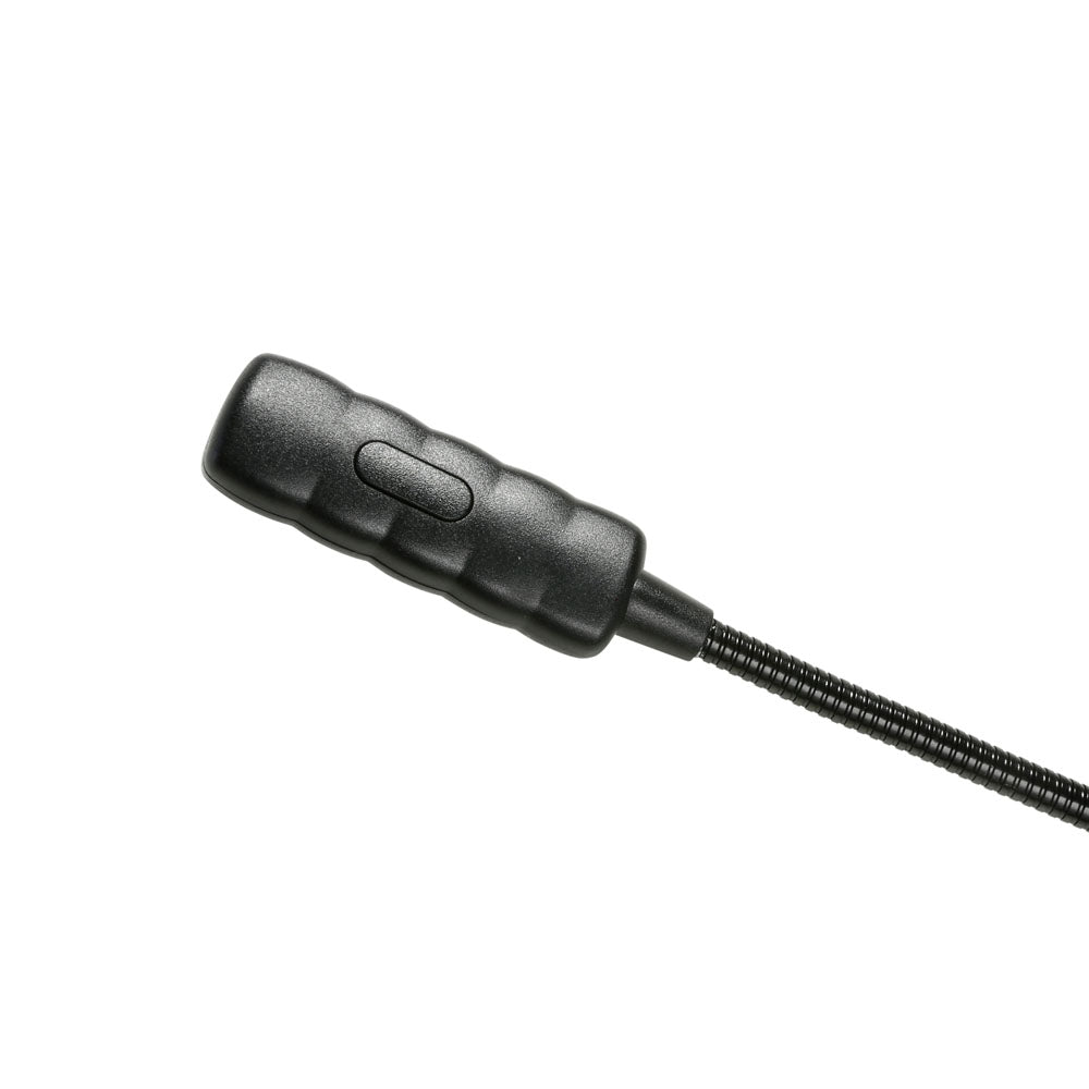 Adam Hall Stands SLED 1 ULTRA XLR 4 - Lámpara de cuello de cisne XLR de 4 pines con 4 LED COB
