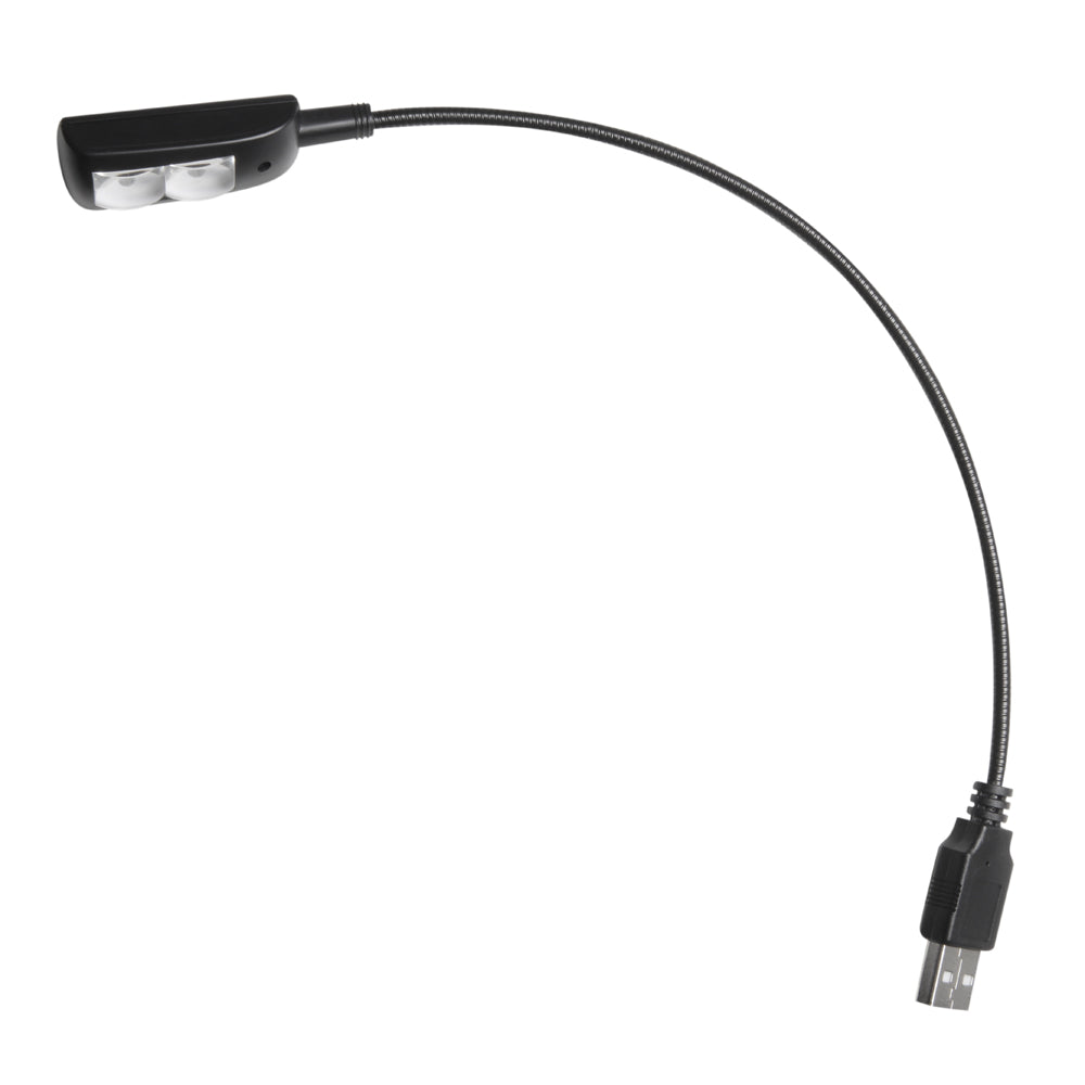 Adam Hall Stands SLED 1 USB PRO - Lámpara de cuello de cisne USB con 2 LED
