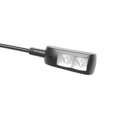 Adam Hall Stands SLED 1 USB PRO - Lámpara de cuello de cisne USB con 2 LED