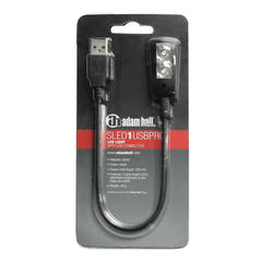 Adam Hall Stands SLED 1 USB PRO - Lámpara de cuello de cisne USB con 2 LED
