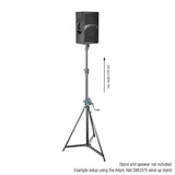 Adam Hall Stands SLS 36 TV 28 - Adaptador de 28 mm (TV-spigot) a 35 mm