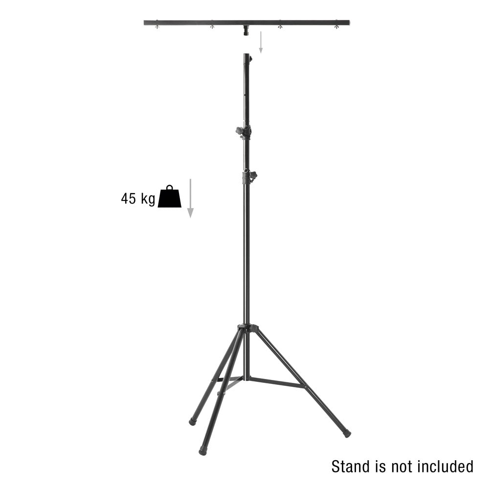 Adam Hall Stands SLTS 017 CB - Barra en T para soporte de iluminación con TV-spigot de 28 mm