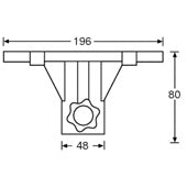 Adam Hall Stands SPS 57 - Soporte de Montaje para Altavoces