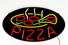 Letrero de Neón "Pizza" (70cm)