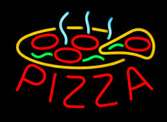 Letrero de Neón "Pizza" (70cm)