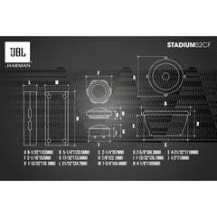 Kit de componentes JBL Stadium 52CF de 5,25"