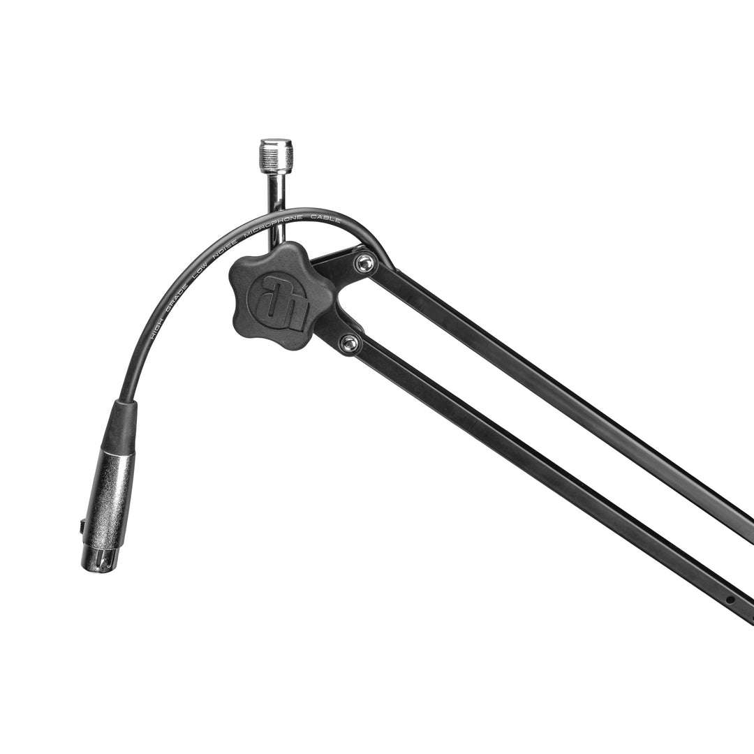 Adam Hall Stands S TBA 01 - Brazo de micrófono de sobremesa con cable XLR integrado
