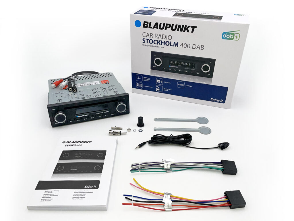 Blaupunkt Stockholm 400 Radio de Coche con DAB, FM y Bluetooth
