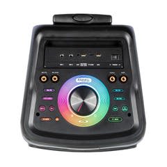 IBIZA Altavoz para fiestas con luces y función de karaoke