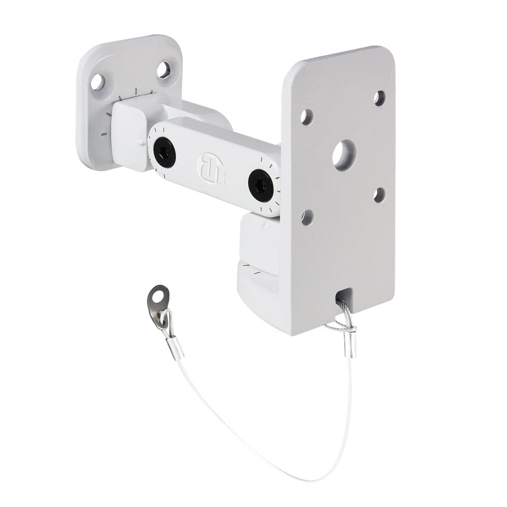 Adam Hall Stands SUWMB 10 W - Soporte universal de pared para altavoces de hasta 10 kg, blanco