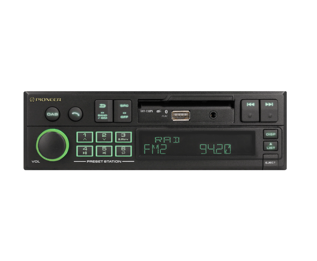 Pioneer SXT-C10PS Retro Bilradio con DAB+ y Bluetooth