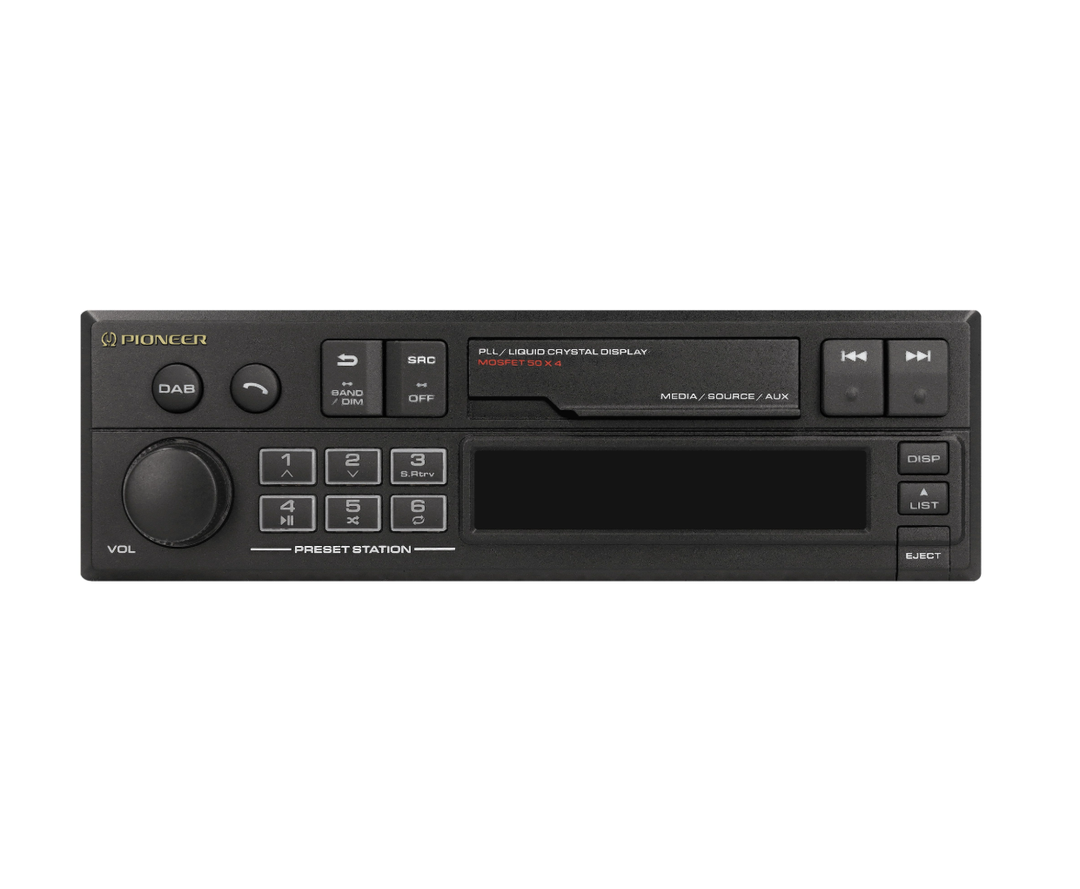 Pioneer SXT-C10PS Retro Bilradio con DAB+ y Bluetooth
