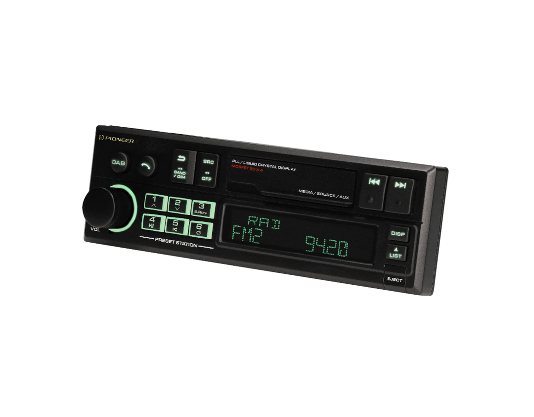 Pioneer SXT-C10PS Retro Bilradio con DAB+ y Bluetooth