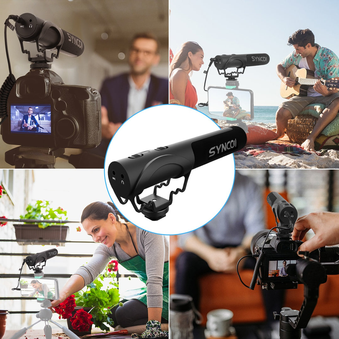 Micrófono compacto Synco para cámara DSLR