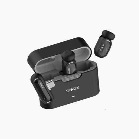 Synco Smic conjunto de micrófonos inalámbricos para USB-C, negro